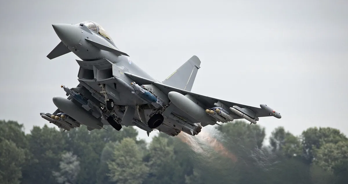 Eurofighter Typhoon en vol